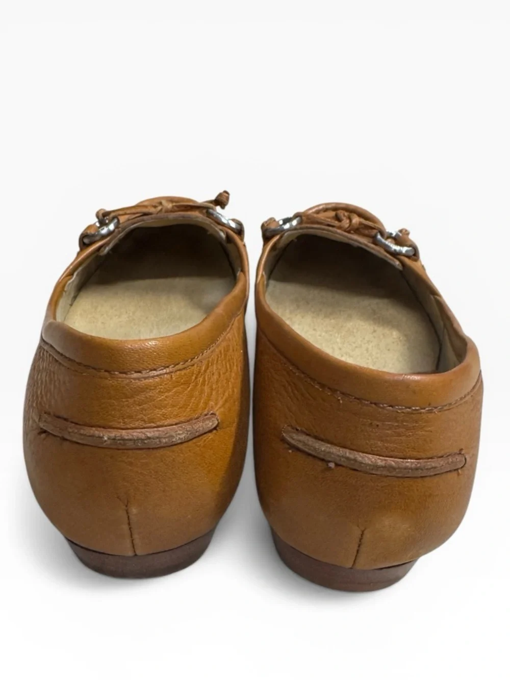 Michael Kors Brown Leather Driving Moc Loafers Slip On Womens Size US 6.5